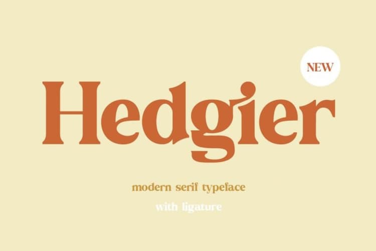 Hedgier Font