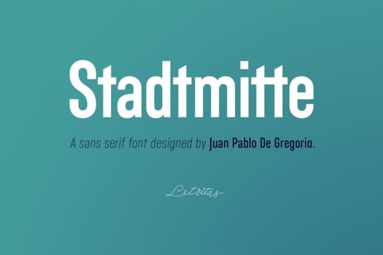 StadtMitte Font