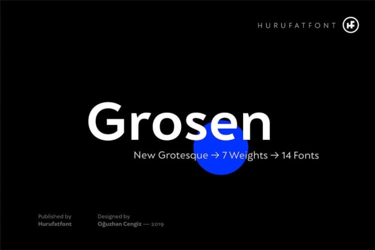 Grosen Font Family
