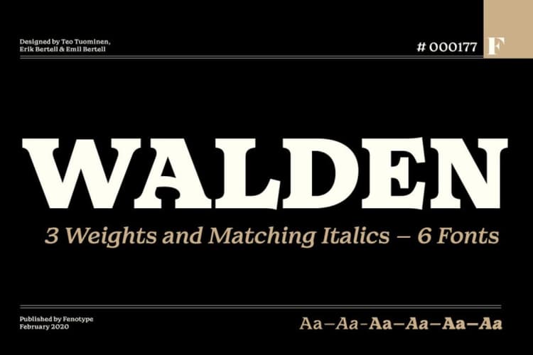 Walden Font