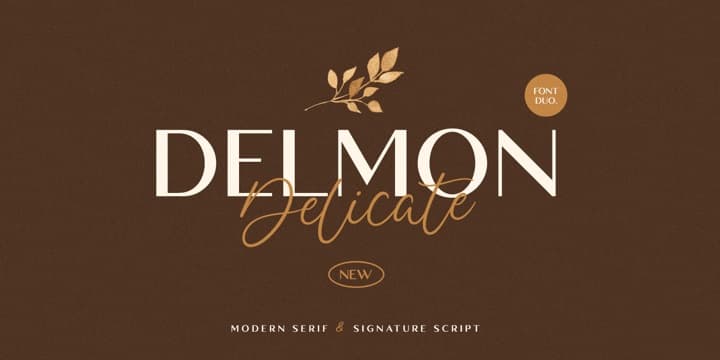 Delmon Delicate Font