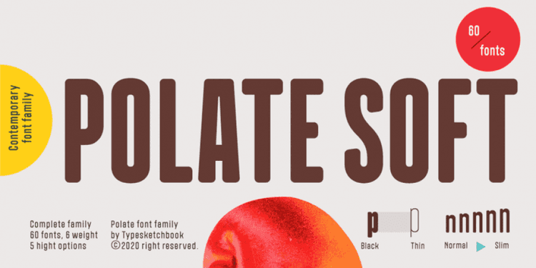 Polate Soft Font Family