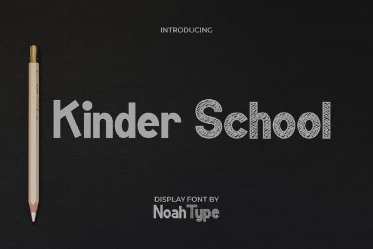 Kinder School Font
