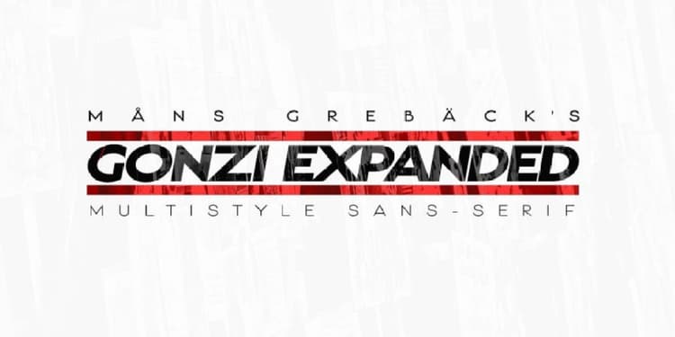 Gonzi Expanded Font