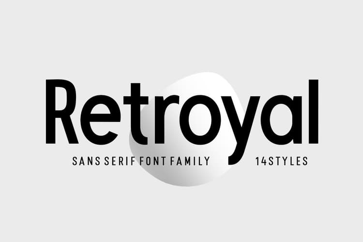 Retroyal Font Family