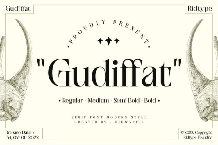 Gudiffat Font