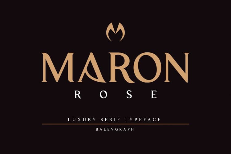 Mron Rose Font