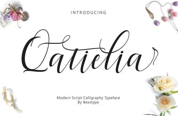 Qatielia Script Font