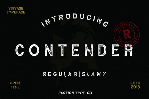 Contender Vintage Font