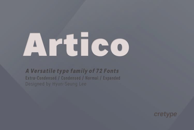 Artico Font Family