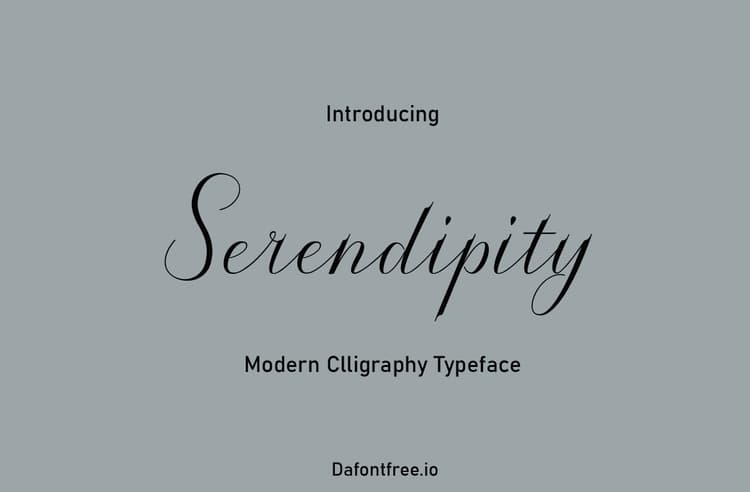 Serendipity Font