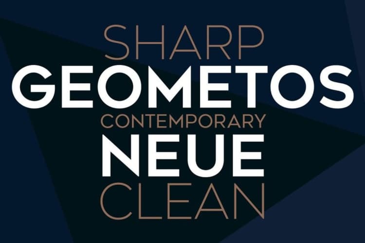 Geometos Neue Font