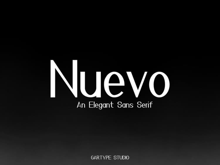Nuevo Sans Font Family