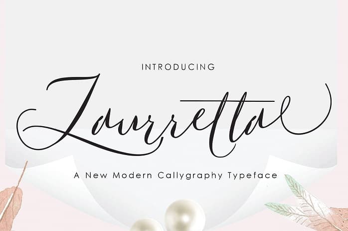 Laurretta Calligraphy Font