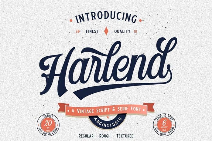Harlend Typeface