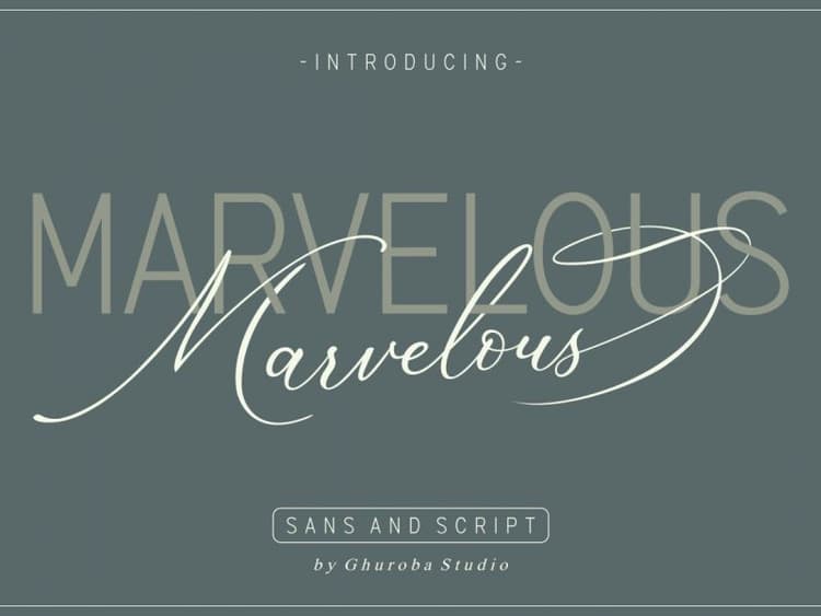 The Marvelous Font Duo