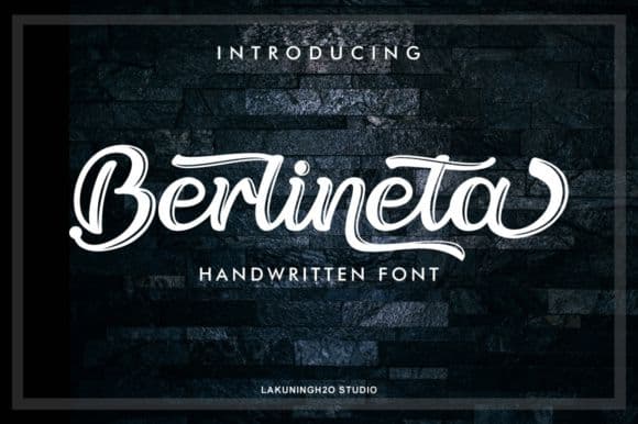 Berlineta Script Font