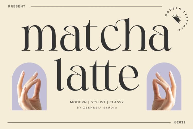 Matcha Latte Font
