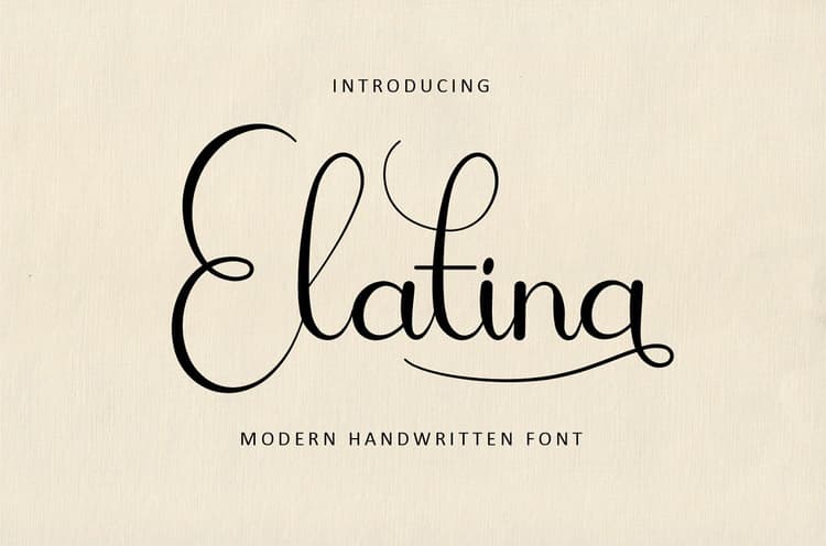 Elatina Font