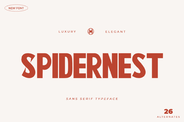 Spidernest Font
