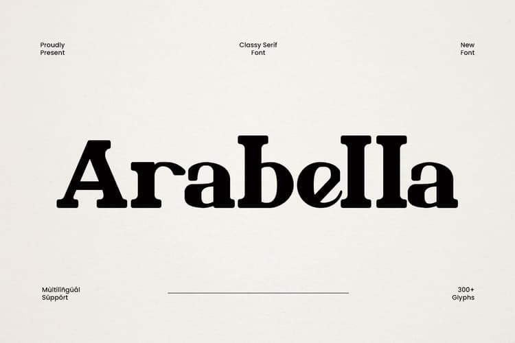 Arabella Serif Font