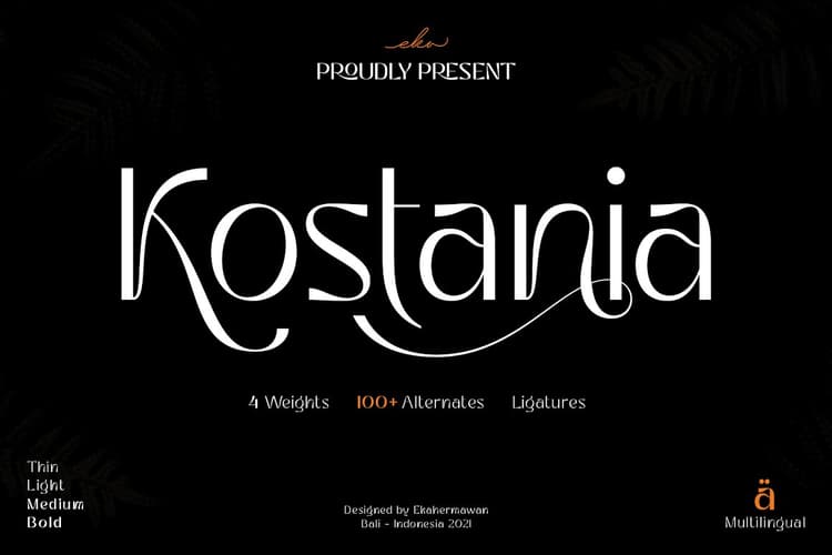 Kostania Font