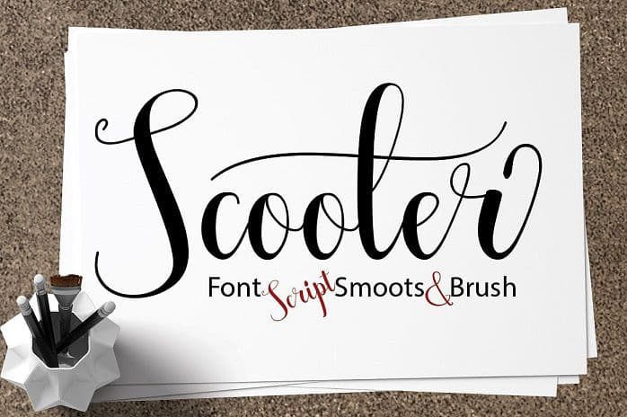 Scooter Script Font