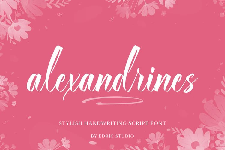 Alexandrines Font