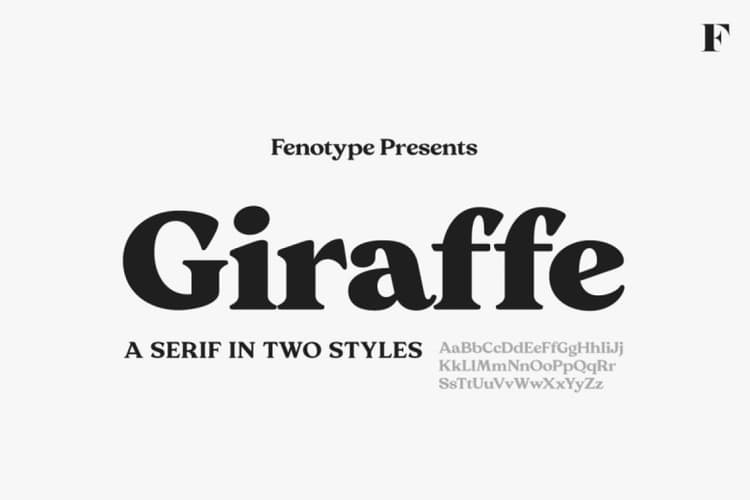 Giraffe Font