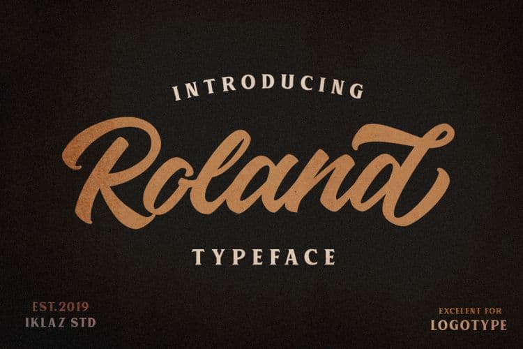 Roland Typeface