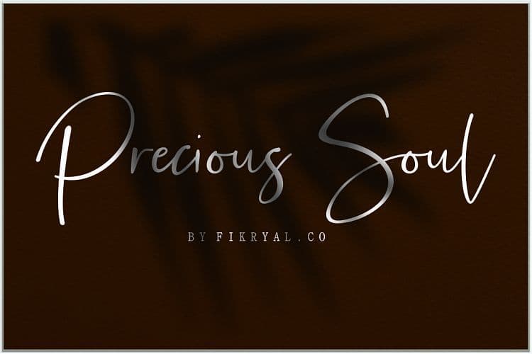 Precious Soul Script Font