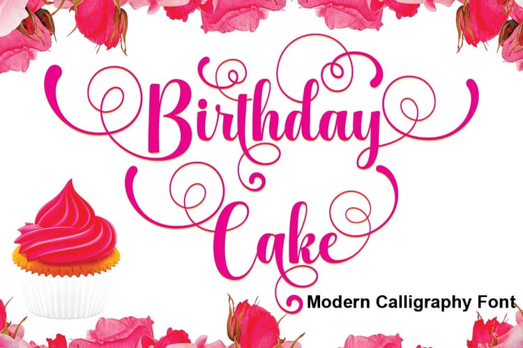 Birthday Cake Font