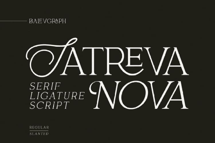 Satreva Nova Font