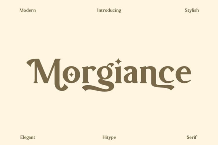 Morgiance Font