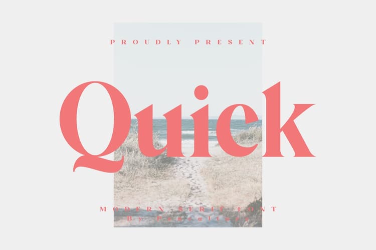 Quick Serif Font