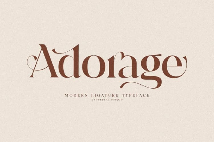 Adorage Font