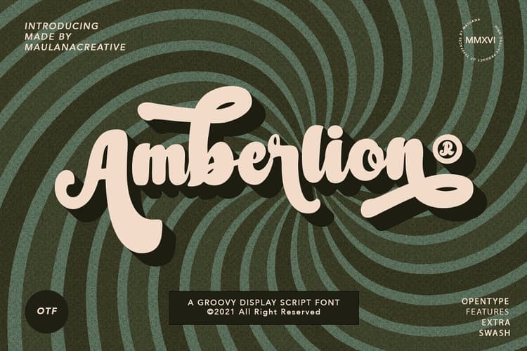 Amberlion Font