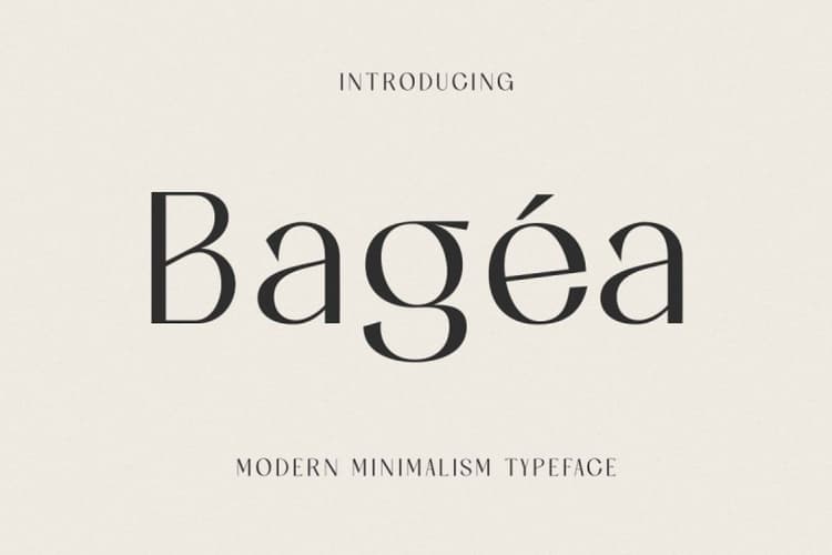 Bagea Font