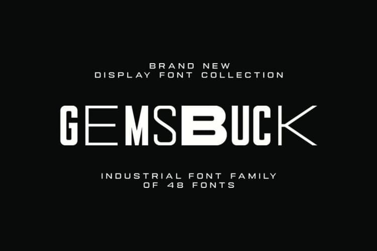 Gemsbuck Font