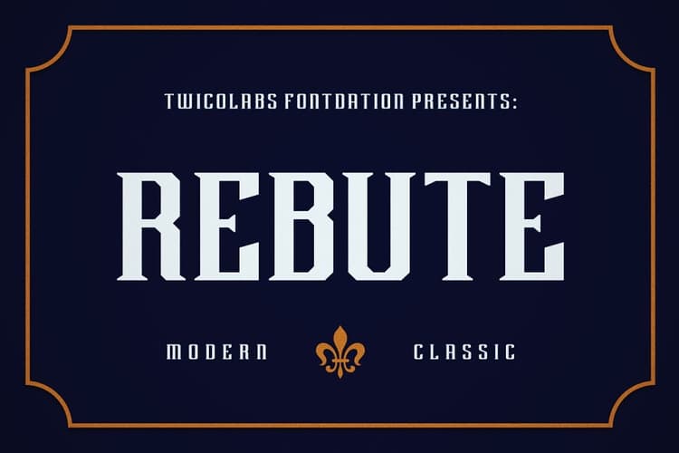 Rebute Typeface