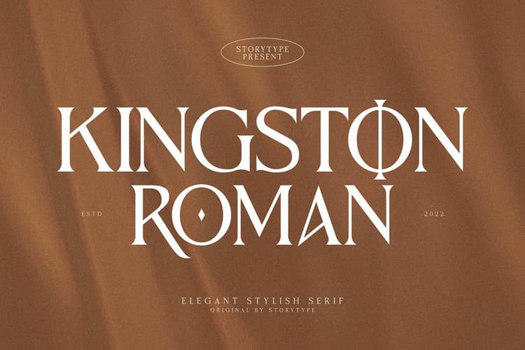 Kingston Roman Font