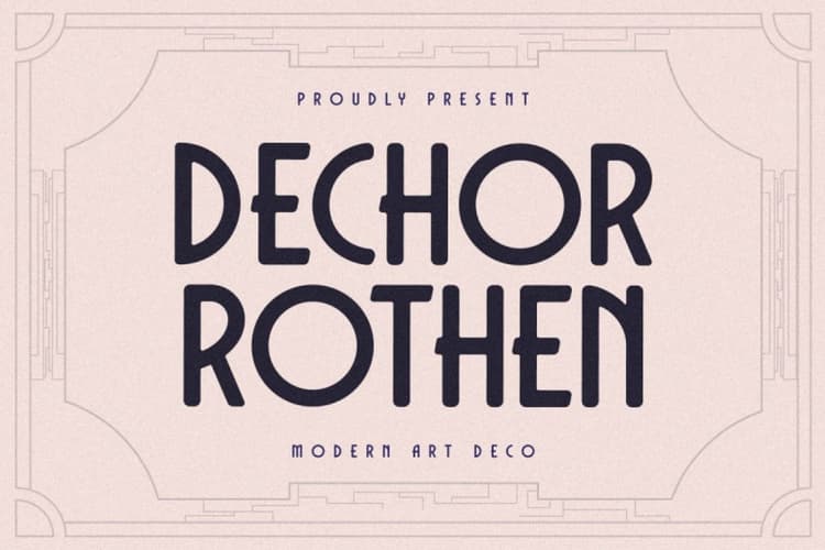 Dechor Rothen Font