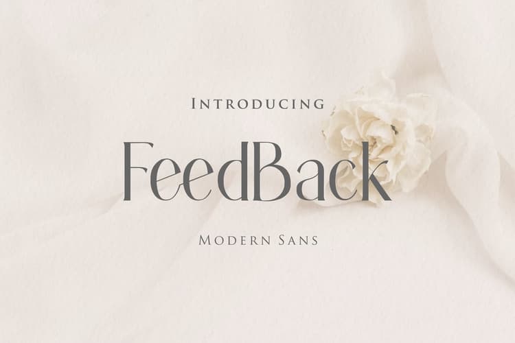 Feedback Font