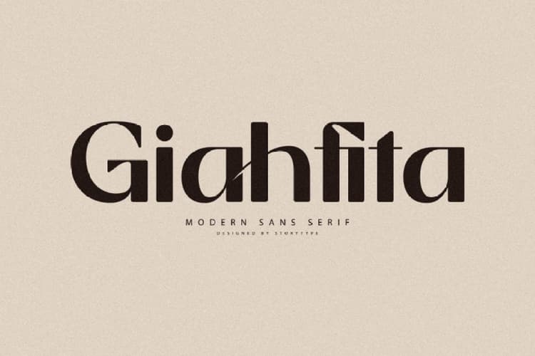 Giahfita Font