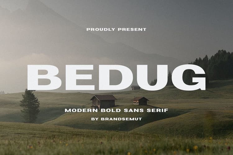 Bedug Font