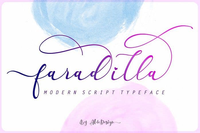 Faradilla Script Font