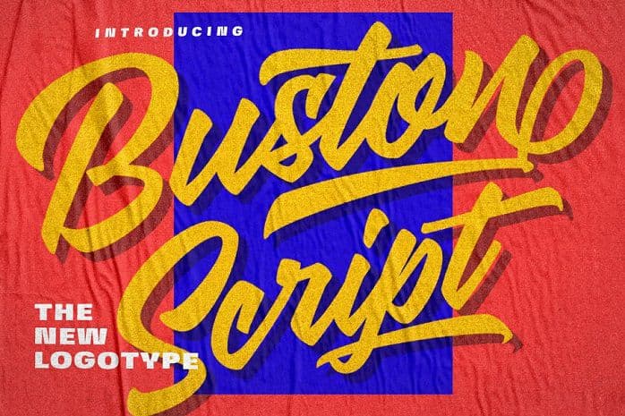 Buston Script Font