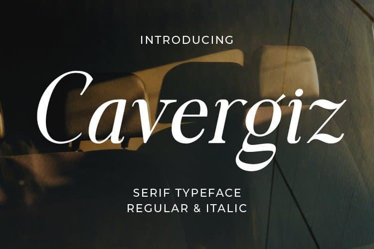 Cavergiz Serif Font