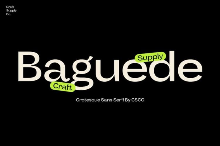 Baguede Font