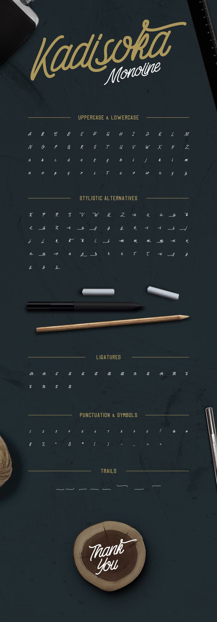 Kadisoka Monoline Font Free